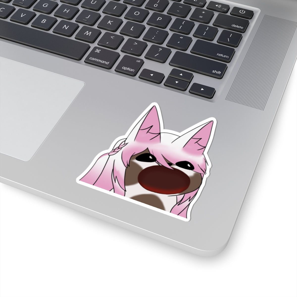 V2 Pop cat mouth open - Sticker