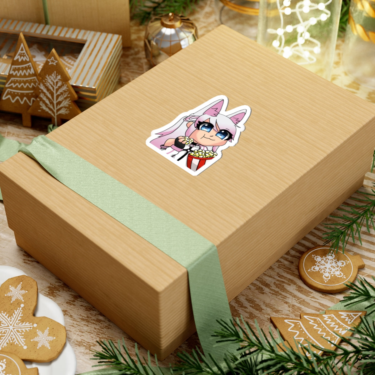 V2 Popcorn Sticker